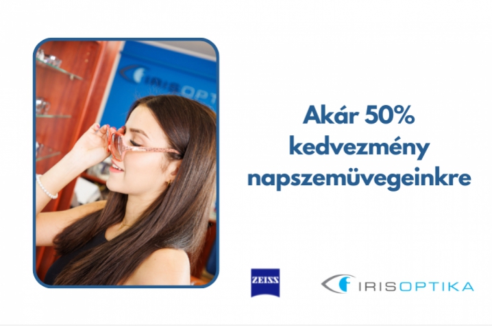 Ajándék ZEISS progresszív polarizált lencsék és akár 50% kedvezmény a napszemüvegekre!